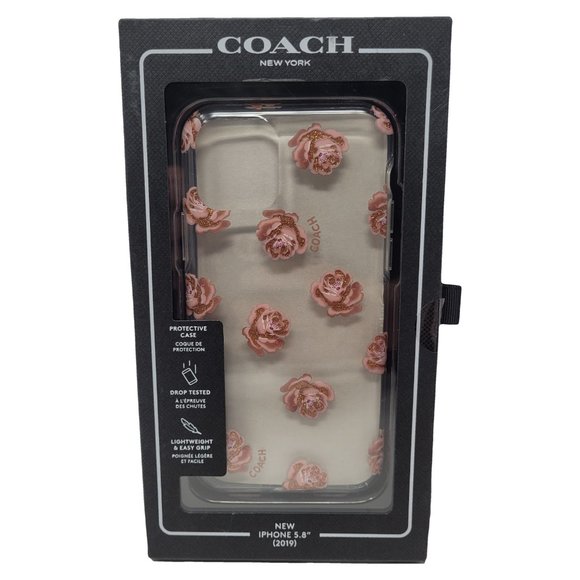 Coach Accessories - Coach Case for Apple iPhone 11 Pro 5.8" - Dreamy Peony Clear